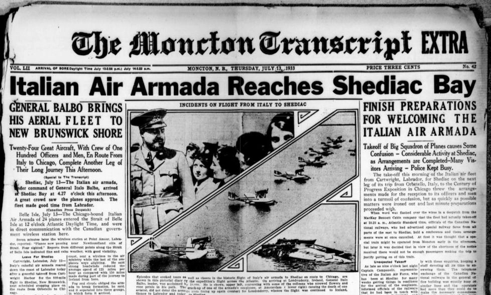 When The Fascist Italian Air Armada Came To Town